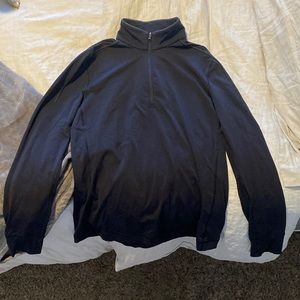 Men’s black lululemon quarter zip jacket